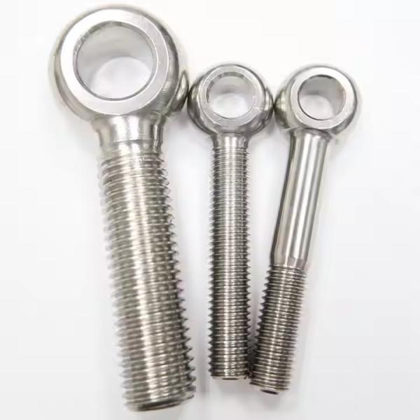 Plain Finish Stainless Steel DIN 444 Fish Eye Lifting Screw For Construction Lifting