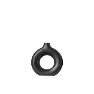 Sculptural Round Cut Out Vase for Shelf Styling