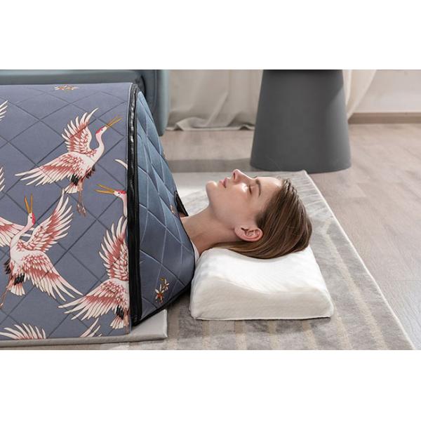 3 Heating Zone Low EMF Infrared Sauna Dome Health Care 1300W Fir Dome Sauna