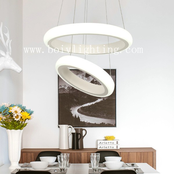 LED Hanging Lamp Good Sale In China Gold Color 90W Aluminum Ø330MM