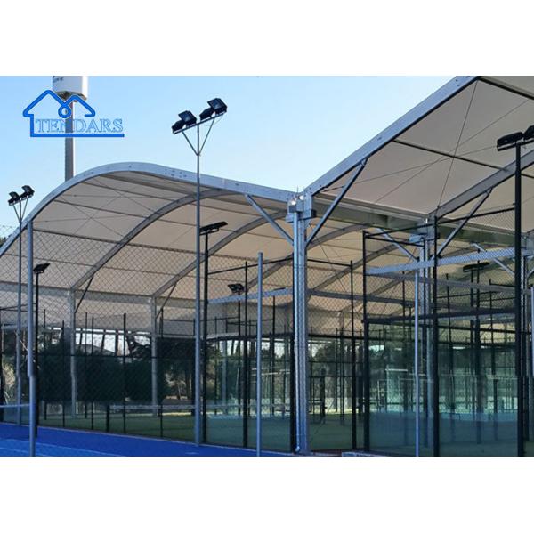 12x20m Sports Hall Tent Heavy Duty Aluminum High Peak UV-Resistant Fabric for Tennis Court