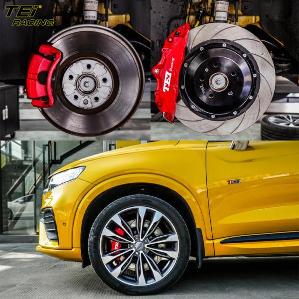 Front Big Brake Kit 6 Piston Caliper With 378x32mm Rotor BBK Auto Brake System For Geely Tugella  20 Inch Car Rim