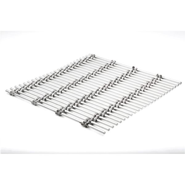Architectural Decorative Stainless Steel Cable Rod Woven Wire Mesh For Indoor Curtain Mesh