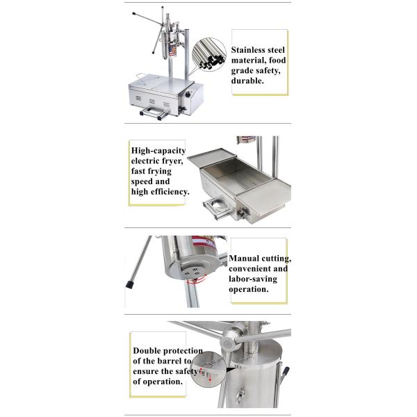 Large Scale Snack Food Processing Spanish Churro Machine Latin Fruit Machine For Sale