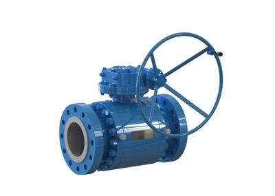 High Pressure Trunnion Mounted Ball Valve BS5351 Standard Low Torque