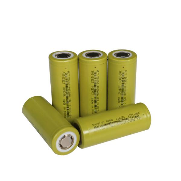 HLY 26650 4000mAh 3.6v Cylindrical Li Ion NMC Battery Cells For Electric Bike