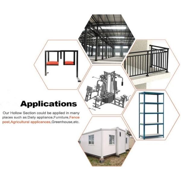 Труба 20x20mm квадрата GI S185 гальванизировала стальную трубку для парника