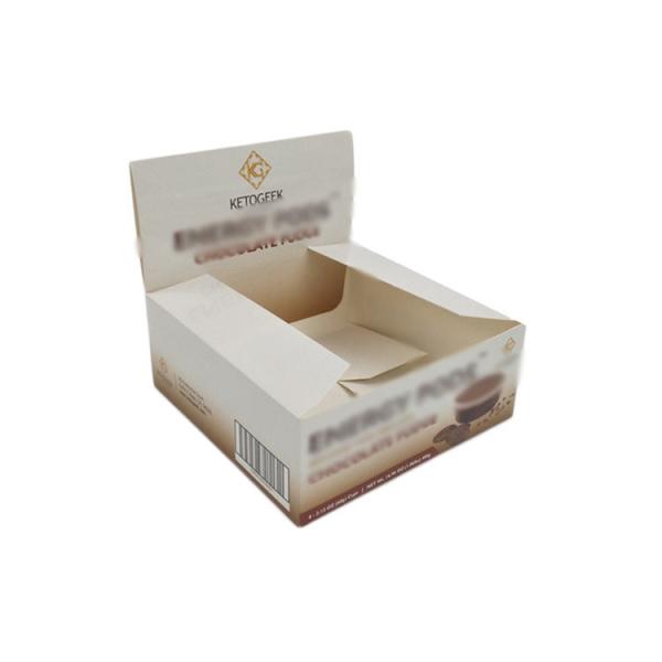 Custom Full Printing Paper Box Packaging Food Grade Cardboard Powder Bar Pack
