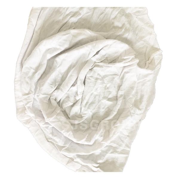 Factory White Cotton Blend Rags Pre-Washed industrial workshop use 35-60 CM 100% cotton white tshirt rags