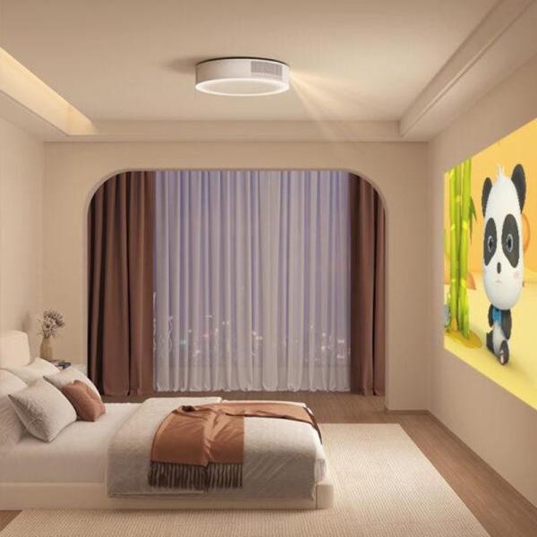 Ceiling-Mounted Smart Laser Projector with 3000LX Lighting Brightness and T982 Android System for Short-Throw Front Projection