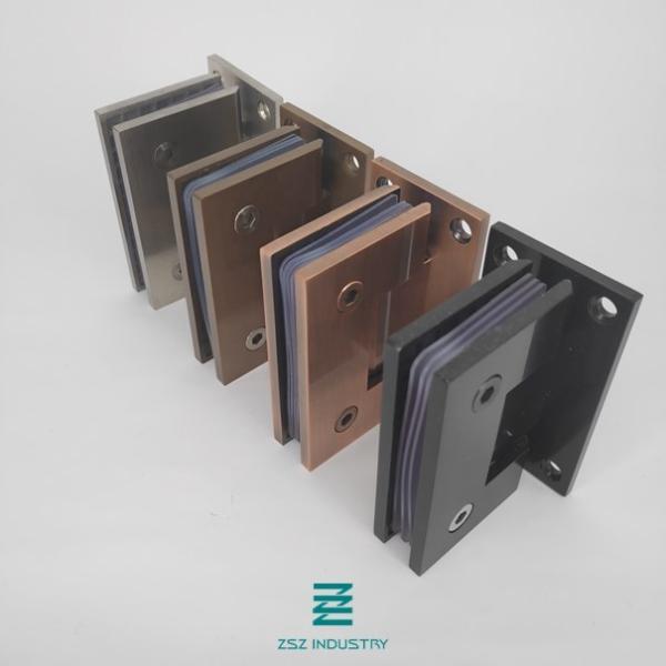 90 Degree Stainless Steel Glass Door Hinges W55mm X H90mm For Shower Room