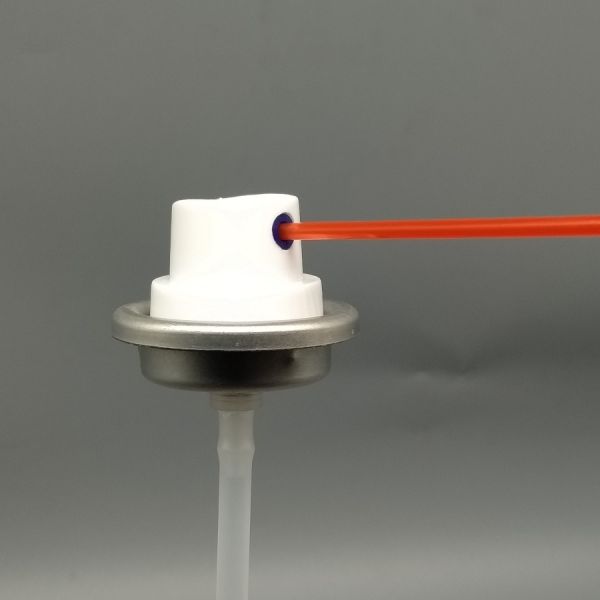 Lubricant Spray Aerosol Valve for WD40 Type Penetrating and Cleaning Formulas