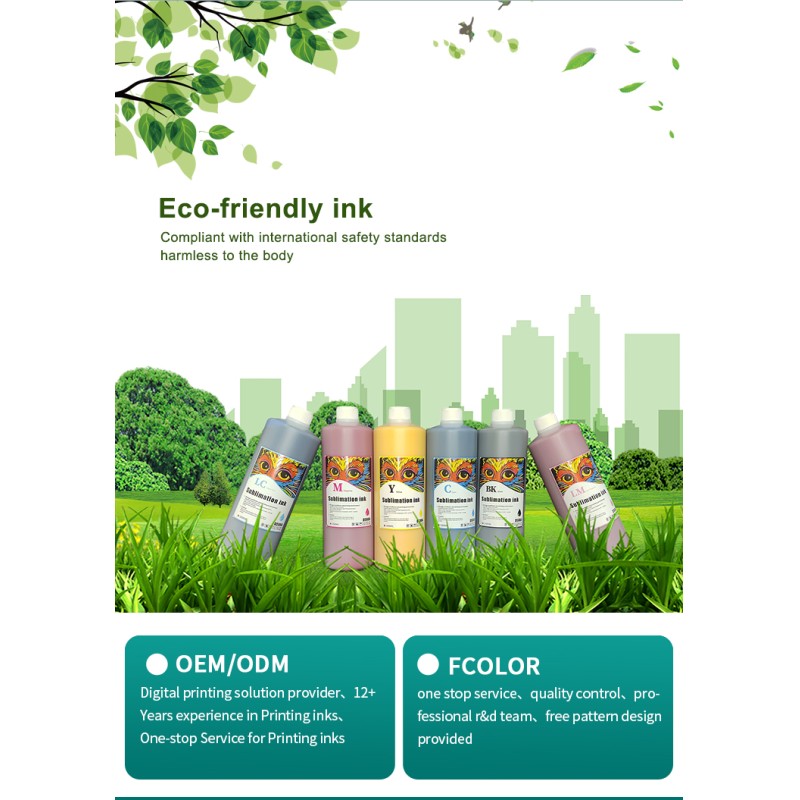 Fcolor Sublimation Coating High Quality for Wood Fabric Mugs Glass Ceramic Metal Sublimation Dye Ink Pretreatment Liquid