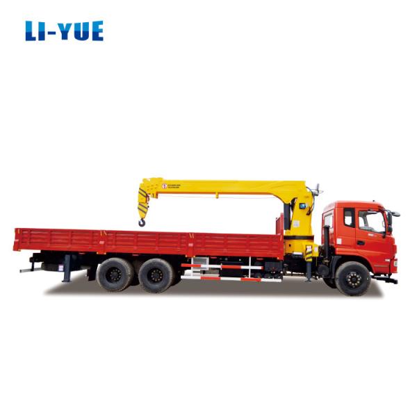 16 Ton Straight Boom Truck Crane Construction Lifting With 18.8m Max. Lifting Height