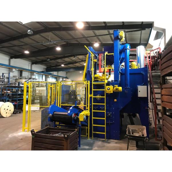 Резиновое оборудование взрыва съемки пояса падения очищая для чистки ржавчины