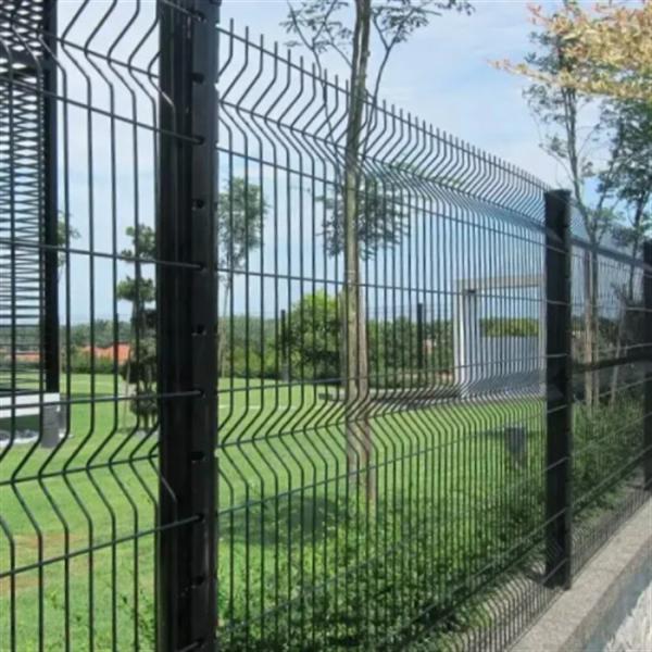 3d Curved Bending Galvanized Wire Fence /cerca De Malla De Alambre 3d