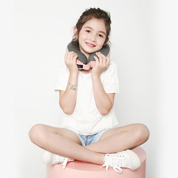 Organic Adjustable Travel Neck Pillow Memory Foam Temperature Insensitive