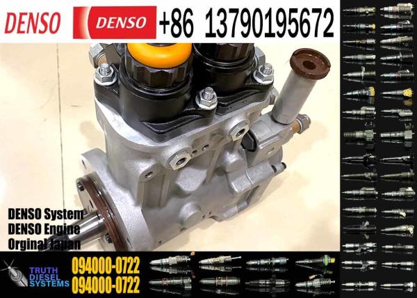 Bomba de alta calidad de tren común 094000-0720 Bomba de inyección de combustible diesel para el motor ISUZU 6TE1 094000-0722 8-97625496-3
