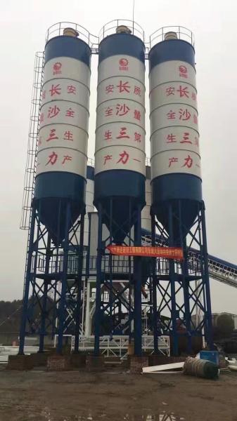 50 Ton 100 Ton Batching Plant Accessories Cement Storage Silo Single Double