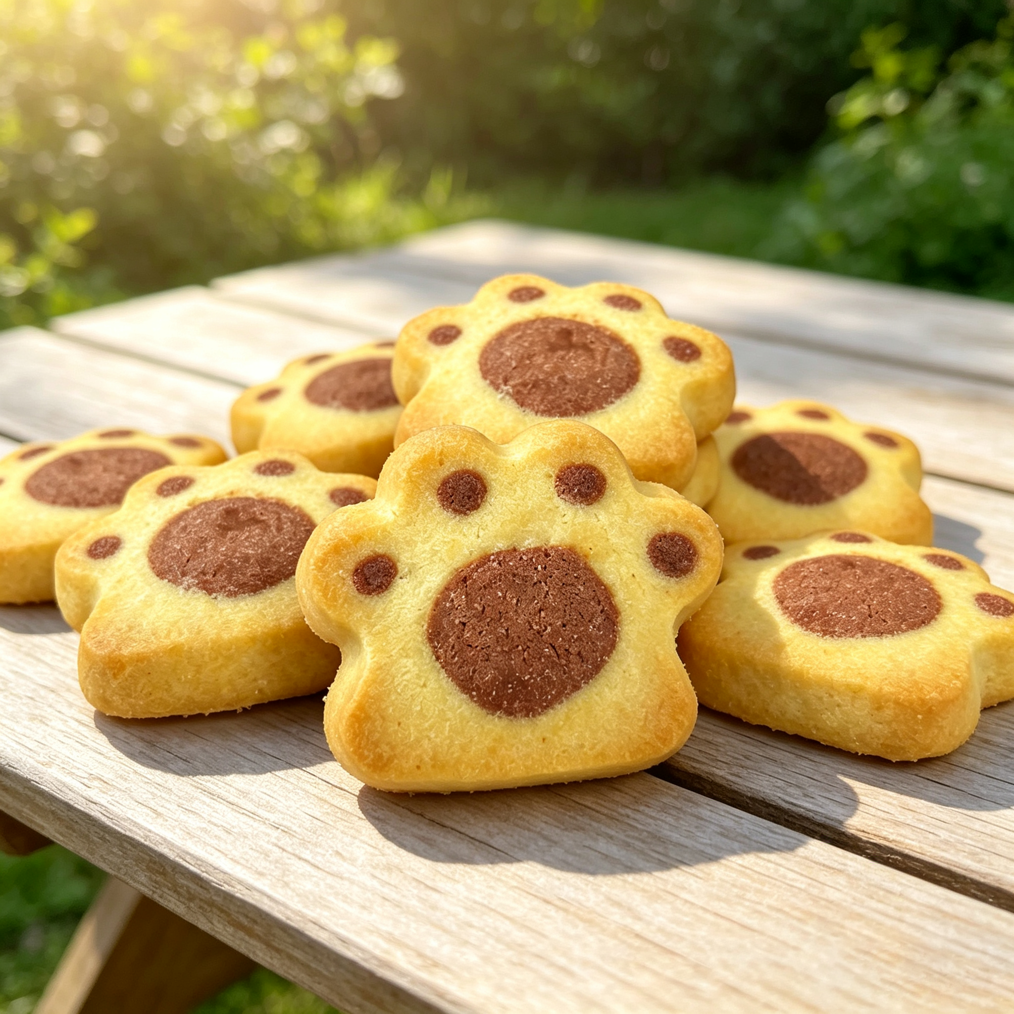 Handmade Style Bakery Item Cat Paw Cookies Rich Milk Flavor  Holiday Gift Idea