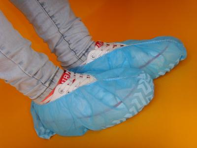 anti skid Disposable Shoe Covers disposable construction booties custom size
