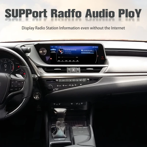 Viknav Fit For 12.3 Inch Car Video lnterface With For LEXUS ES 2018-2020 Carplay interface with screen touchpad