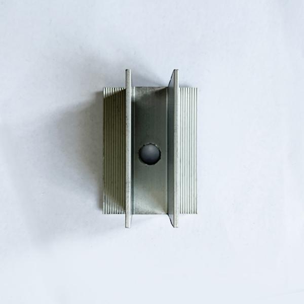 Rapid Mounting Solar Panel Mid Clamp Aluminum Solar Roof Clamps Anodized