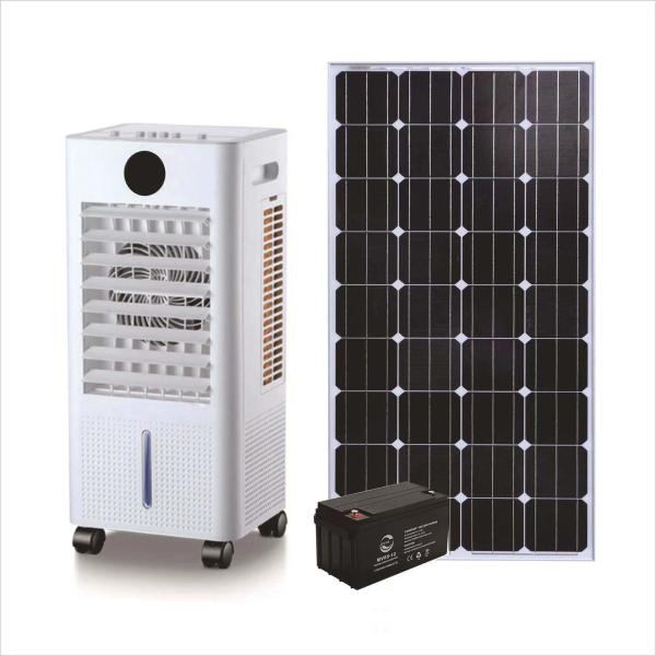 Private Mold 12V DC Cooling Solar Fan And Light For Shipping Container Solar Powered