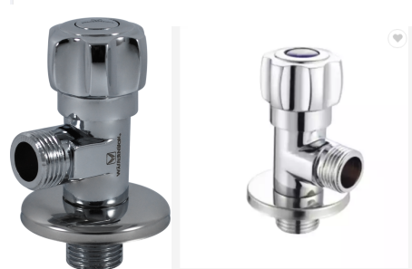 ODM OEM латунные 1/2 угловые клапаны для туалета кухня водопровод крана полированный