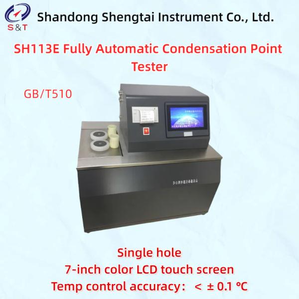 LCD Automatic Condensation Point Tester Single Hole Accuracy < ± 0.1℃ GB/T510