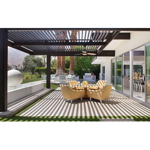 Современная алюминиевая садовая пергола звукоизоляционная наружная алюминиевая беседка легкая