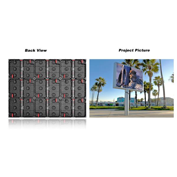 5500 Nits Outdoor Fixed LED Display, Street Advertising Billboard SMD DIP Pixels