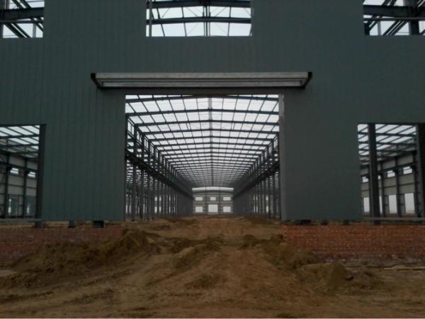 Large Span Pre Engineered Steel Warehouse Prefabricated Steel Structure Cold Room Storage