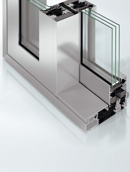 Accordion Aluminium Folding Window Corner Folding Tinted Glass
