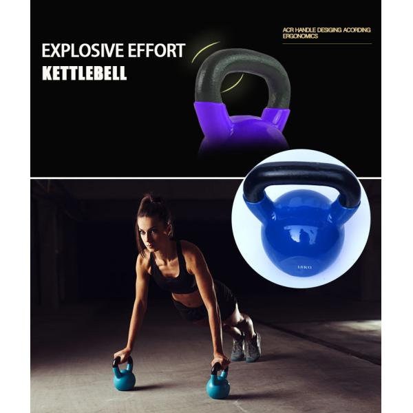 2kg 4kg 6kg 8kg 10kg 12kg 16kg 18kg 20kg colorful vinyl coated kettlbells