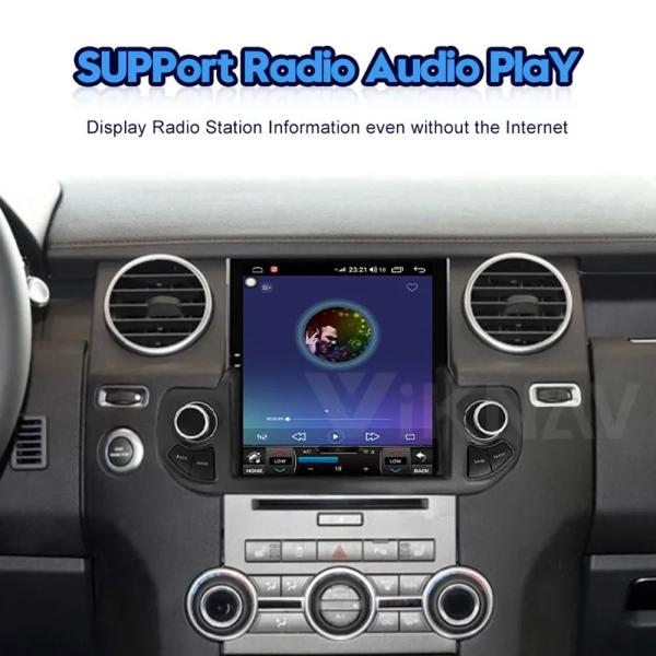 VIKNAV Vertical Screen Car Radio For Land Range Rover Discovery 4 2009-2016 New Upgrade Carplay GPS Navigation Multimedia play