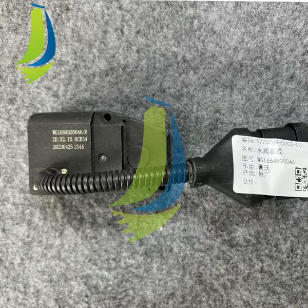 WG1664820046 Contrôleur de vanne d'eau Ensemble de vanne d'eau Wg1664820046 Pièces de camion