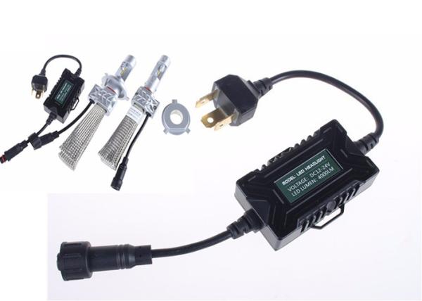 4000lm Motorcycle LED Car Headlights 5S H4 , Led Auto Headlights Auto Red Copper Belt