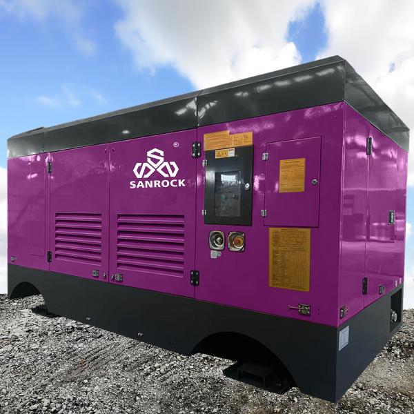 221КВт дизельный винтовой воздушный компрессор Машина высокого давления Водяной скважина винтовый воздушный компрессор