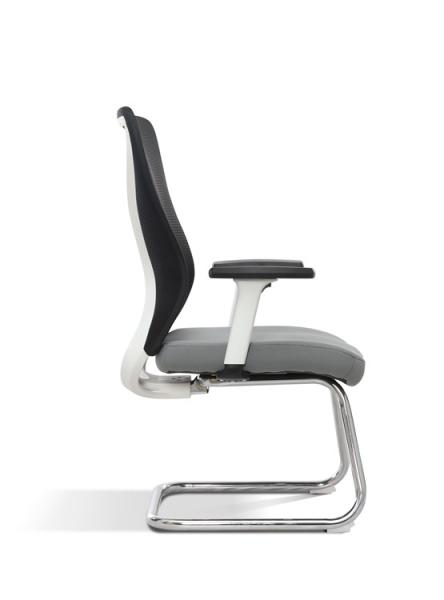 Cadeira 0.178CBM executiva de reclinação para a recepção de nylon do braço 38cm da dor nas costas