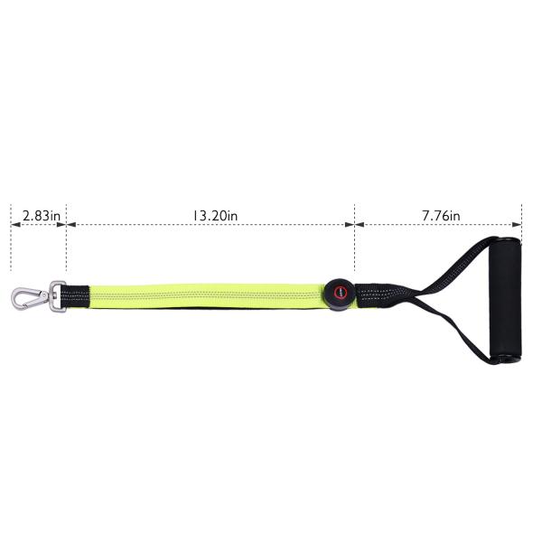 Сверхмощной Веббинг нейлона ночи поводка собаки СИД отражательной освещенный безопасностью