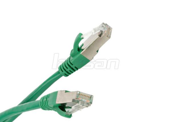 Cabo de cobre desencapado da categoria 6a, cabo ethernet redondo 2m do PVC STP 3m 5m
