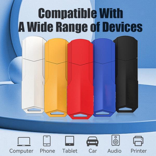 Plug And Play USB 3.0 Pen Drive 64GB 128GB Plastic Flash Stick Customized Logo