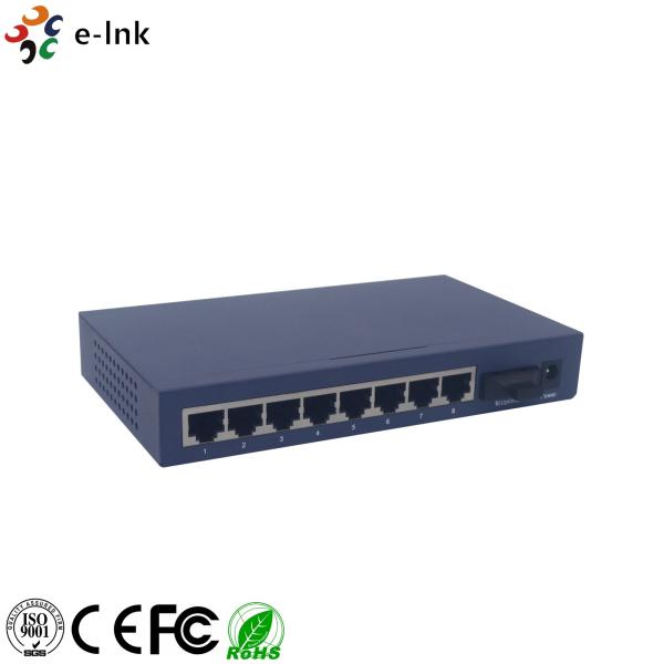 8 переносит порт сети стандарта Ethernet нисходящего канала переключателя 100Mbps 250M промышленный PoE