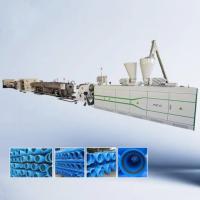 Bonne sortie PVC plastique à paroi unique protecteur électrique tuyau de tuyau ondulé machine d'extrusion