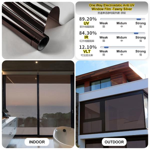 Modern Self-Adhesive Electronic Privacy Window Film UV Blocking and Decorative for Apartment Living Room