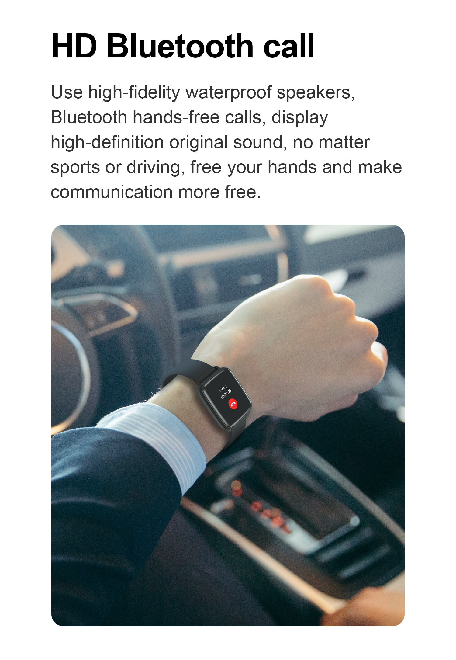 240*240dpi CV12 1.4Inch Bluetooth вызывая Smartwatch BP контролируют точное