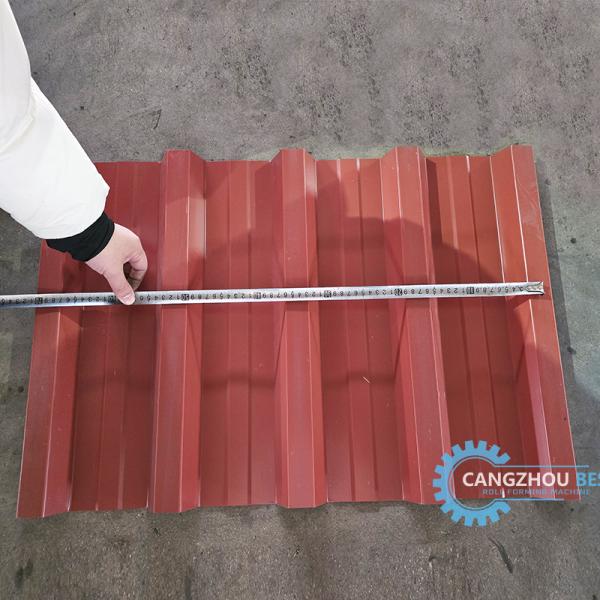 Máquina de moldeado de láminas de techo trapezoidal de acero de color de perfil de acero de alta costilla IBR