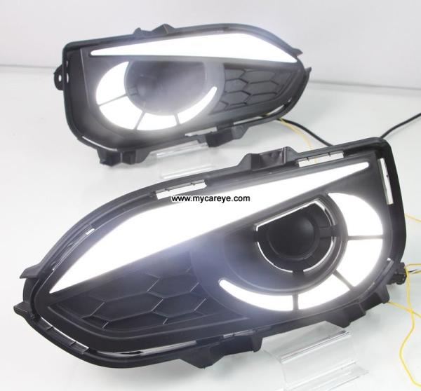 America Honda Jazz fit Car DRL LED Daytime driving Lights aftermarket 2017-2018