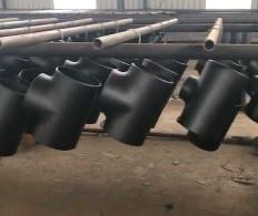 High Pressure A234 Wpb Carbon Steel Flanged Tee Connector Pure Seamless